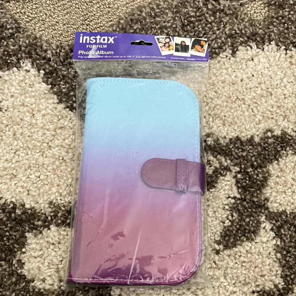 NWT. Ombré Instax Photo Album (Holds 108).